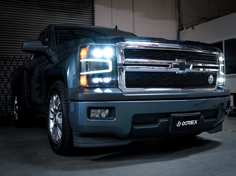 AlphaRex 2014-2015 Chevrolet Silverado 1500 NOVA-Series LED Projector Headlights