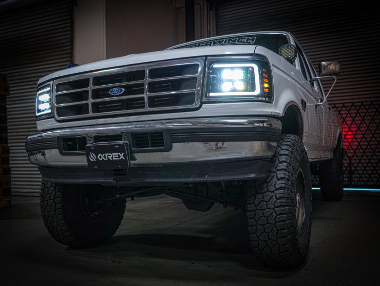 AlphaRex 92-96 Ford OBS F-Series/Bronco NOVA-Series LED Projector Headlights