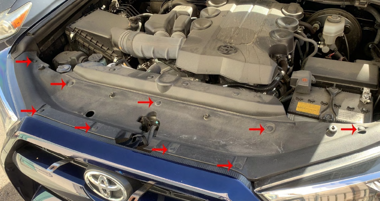 Front Bumper Fixing Support Bracket Left & Right Side for 14-23 Toyota