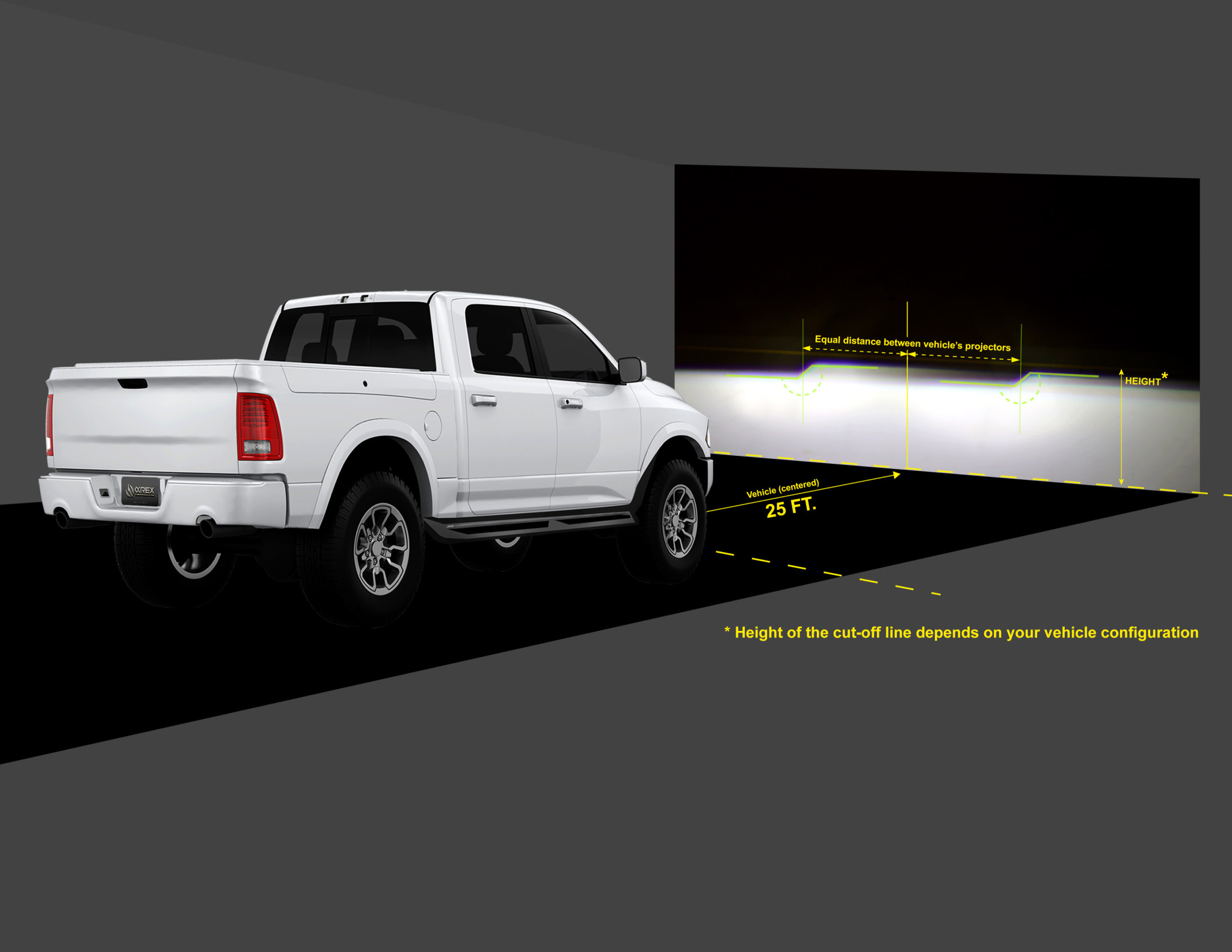 Alpharex headlight adjustment F150 low beam bolt location