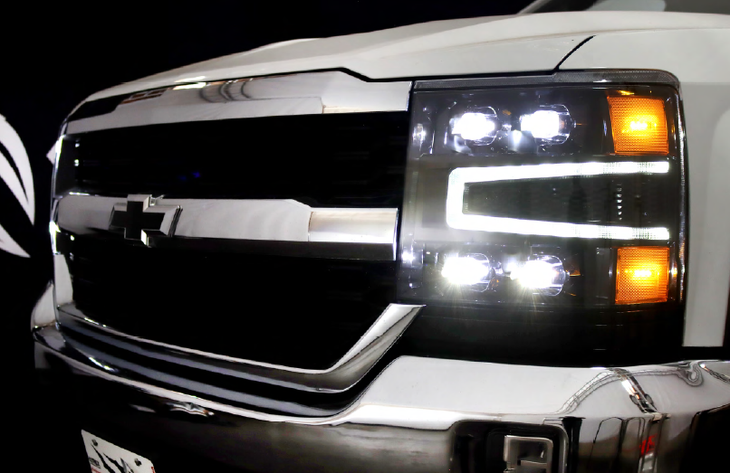 AlphaRex 2016-2018 Chevrolet Silverado 1500 NOVA-Series Full LED Projector Headlights