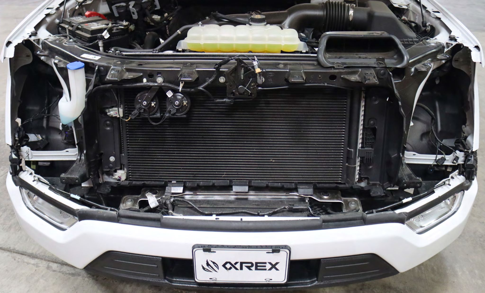 F150 Alpharex headlight removal engine bay access