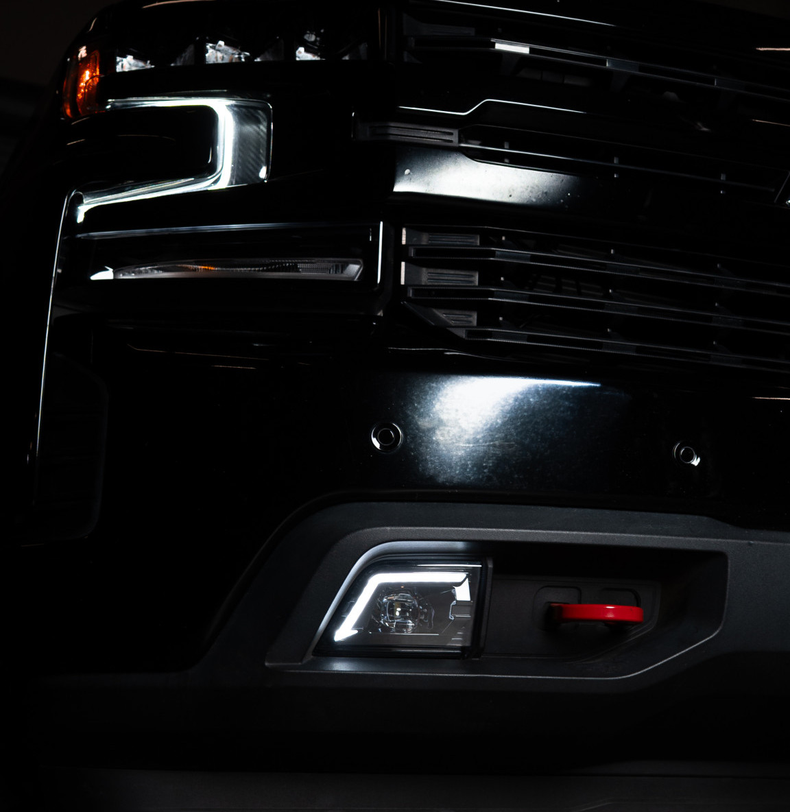 GM 84125494 OEM fog light kit installation diagram Silverado 2019-2025